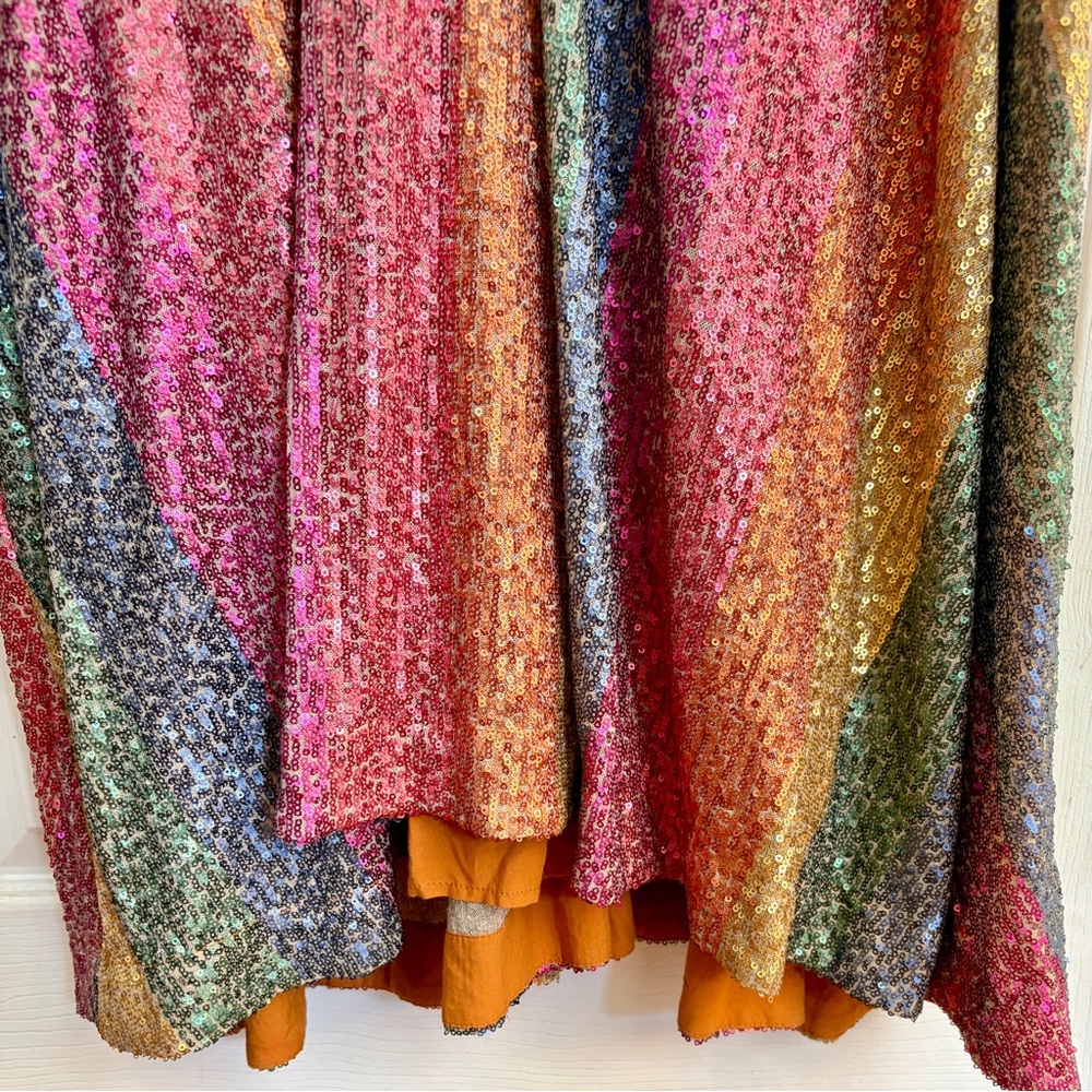 Farm Rio Sequin Midi Dress XL - Picture 7 of 7